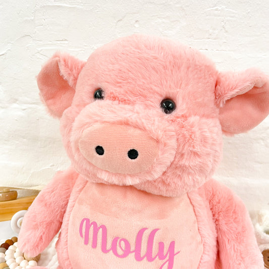 Personalised Pig Soft Toy