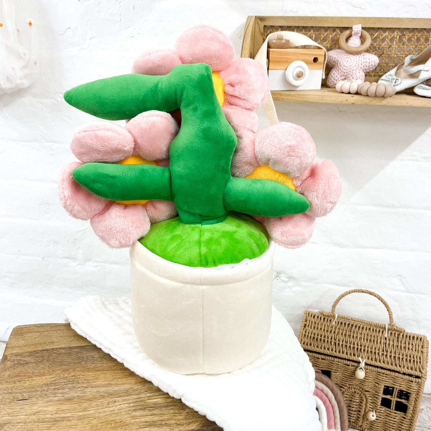 Personalised Flower Pot Soft Toy