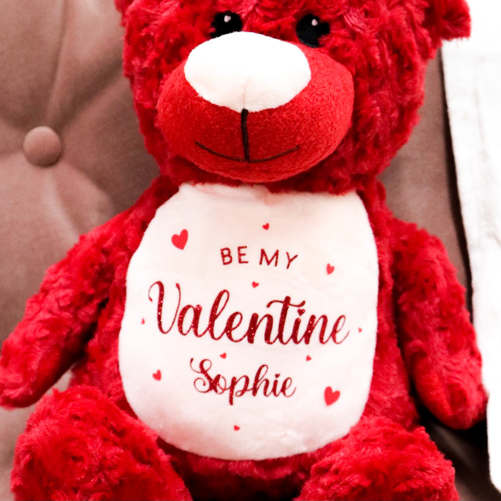 Personalised Red Teddy Bear