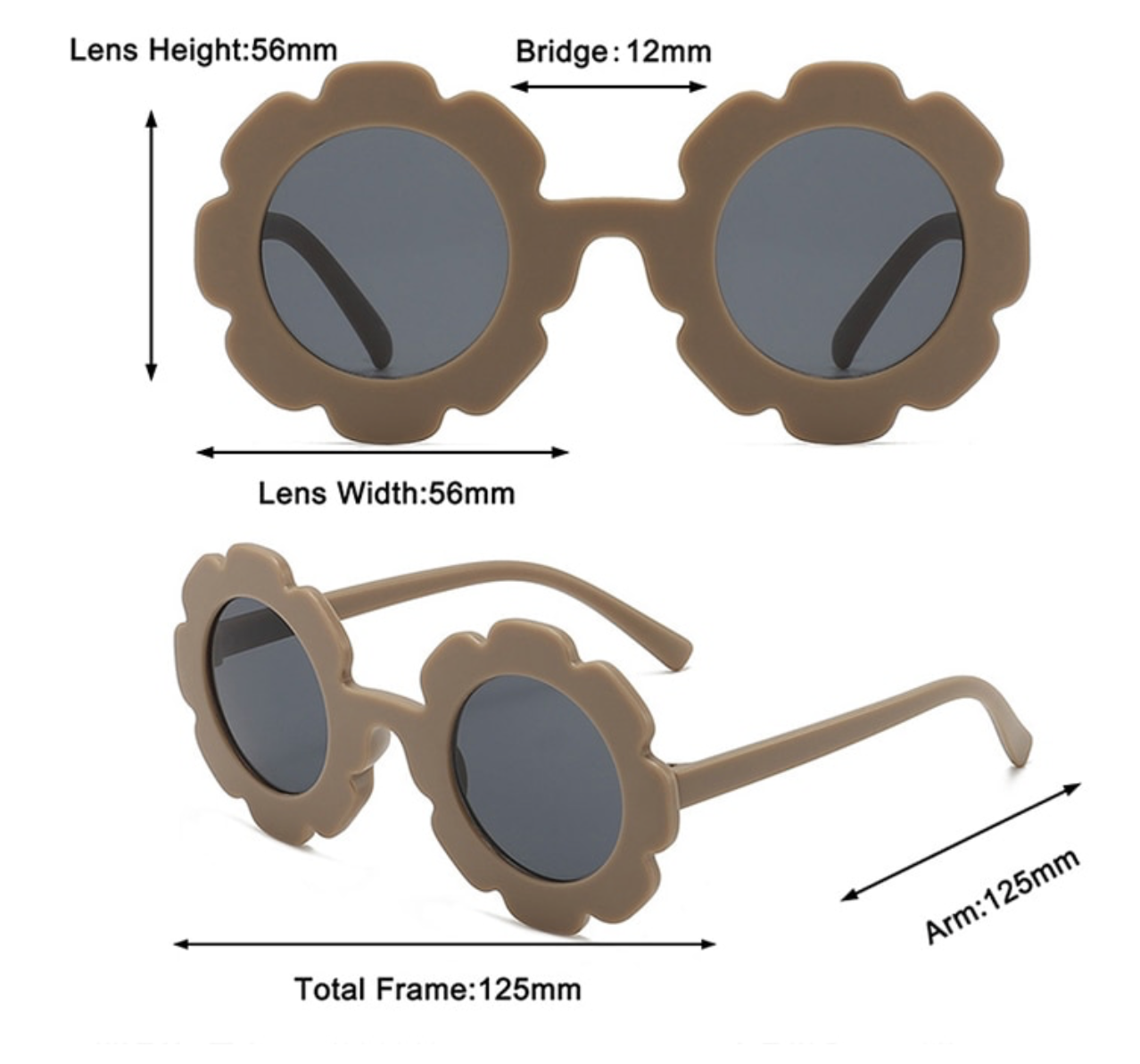 Children's Flower Frame Sunglasses