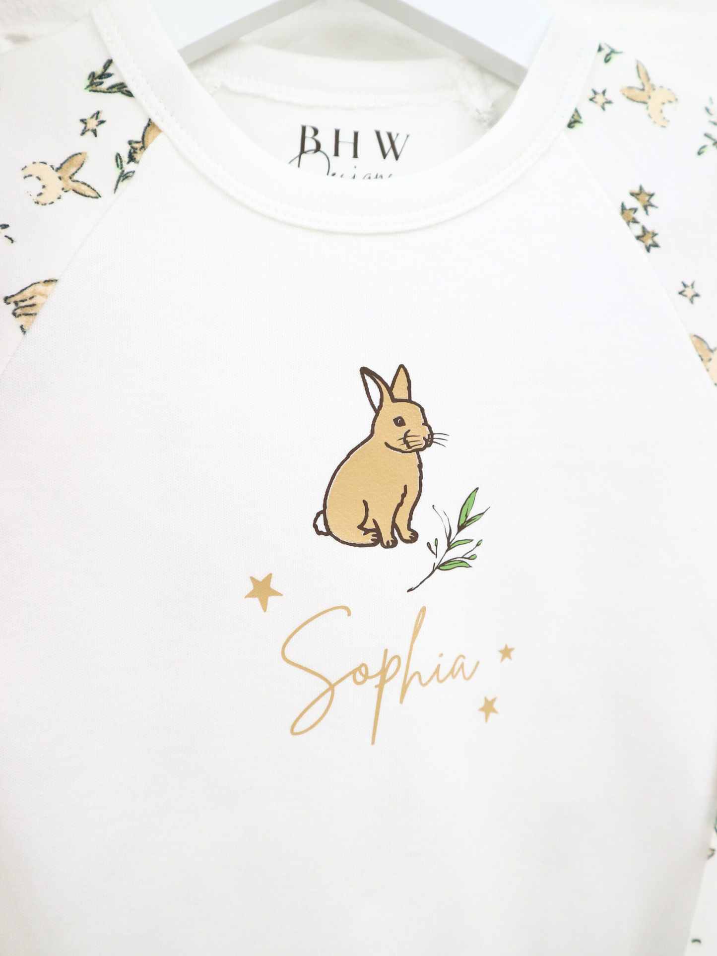 Personalised Bunny Pyjamas