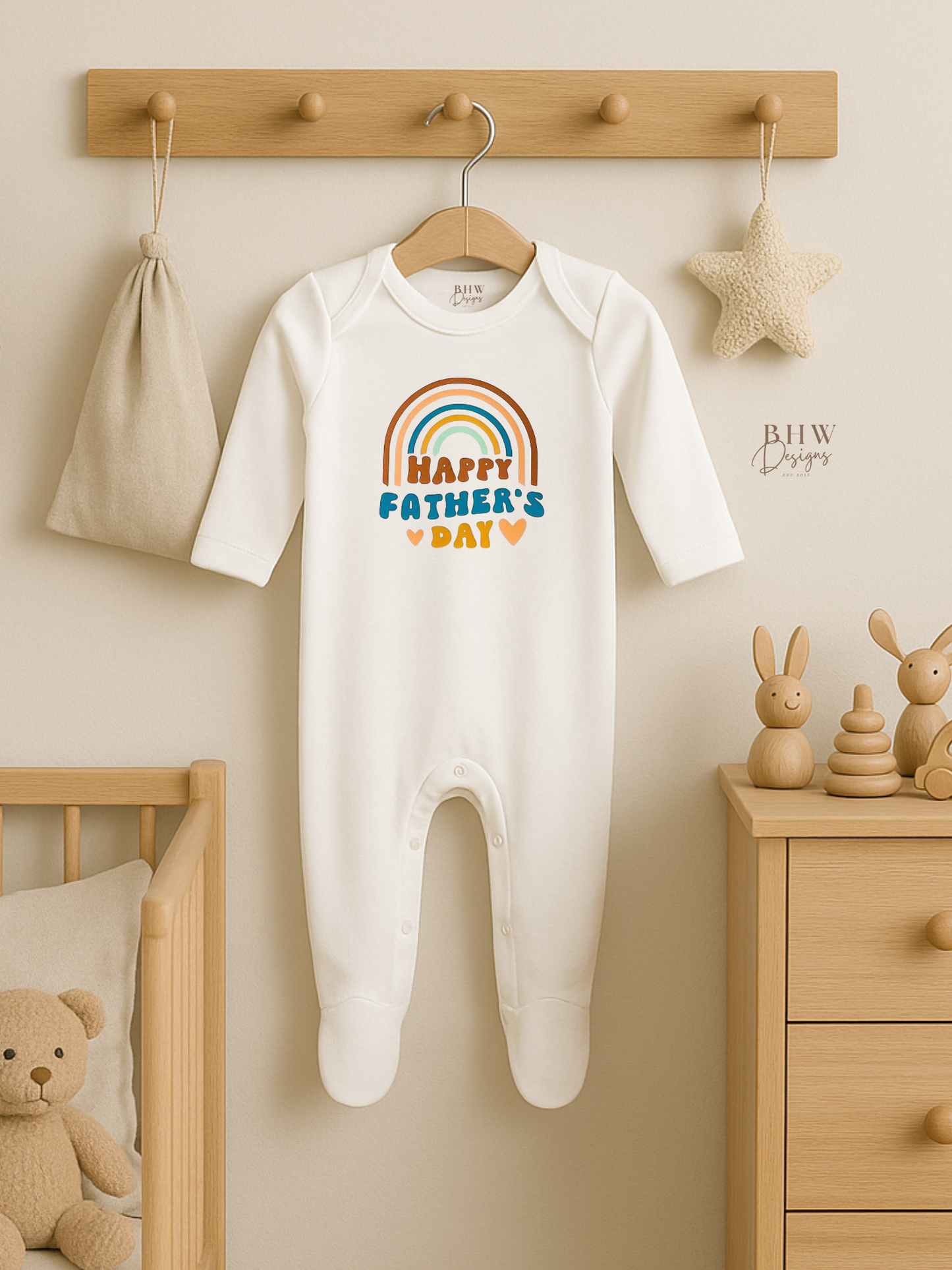 Happy Father's Day Baby Vest