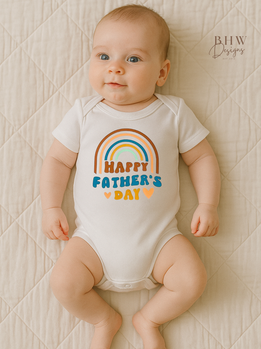 Happy Father's Day Baby Vest