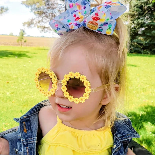 Children's Yellow Daisy Sunglasses