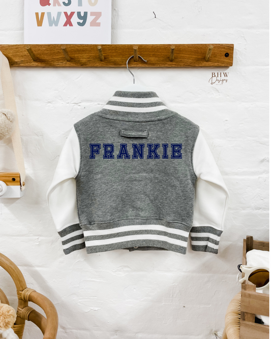 Varsity Jacket - Grey