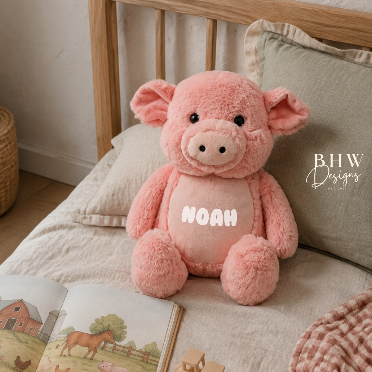 Personalised Pig Soft Toy