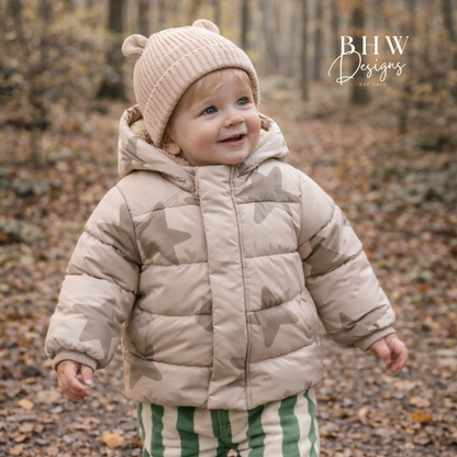 Baby Bear Beanie - Sand