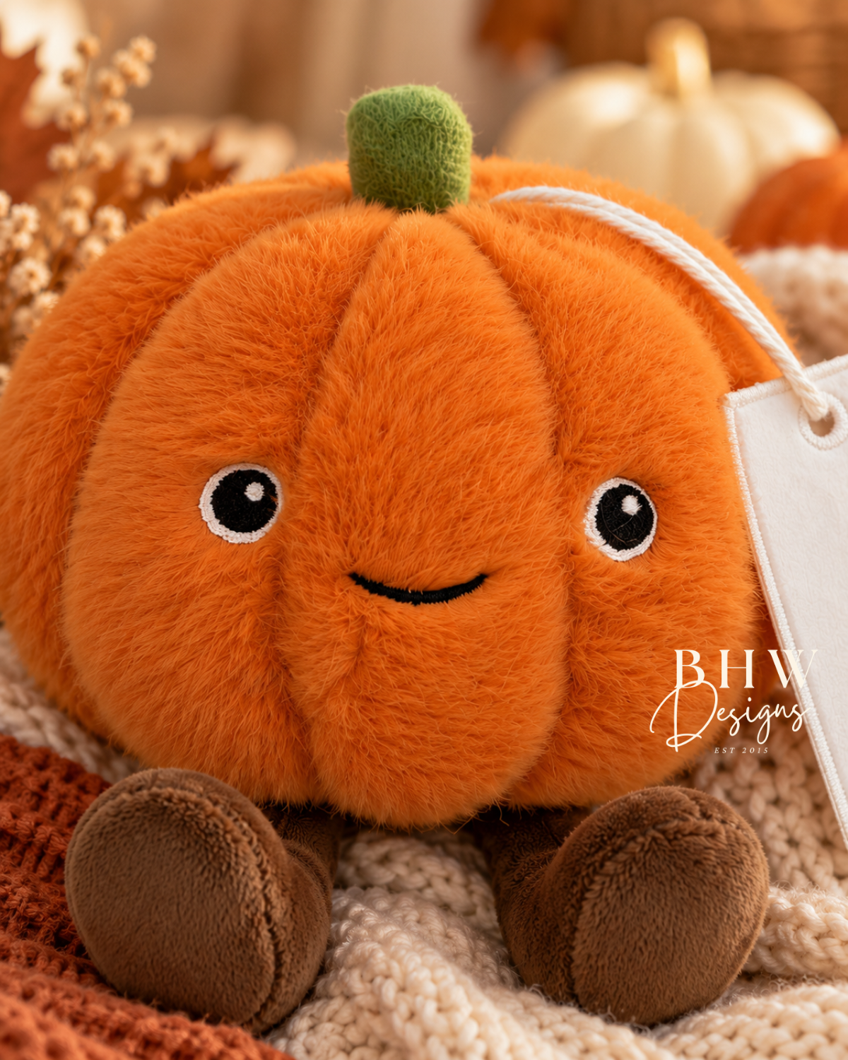 Personalised Pumpkin Soft Toy