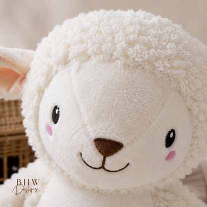 Personalised Lamb Soft Toy
