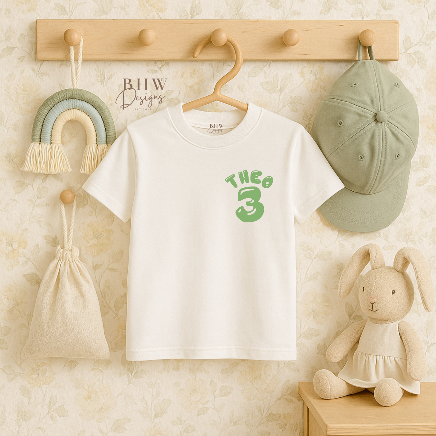 Birthday Age and Name T-shirt