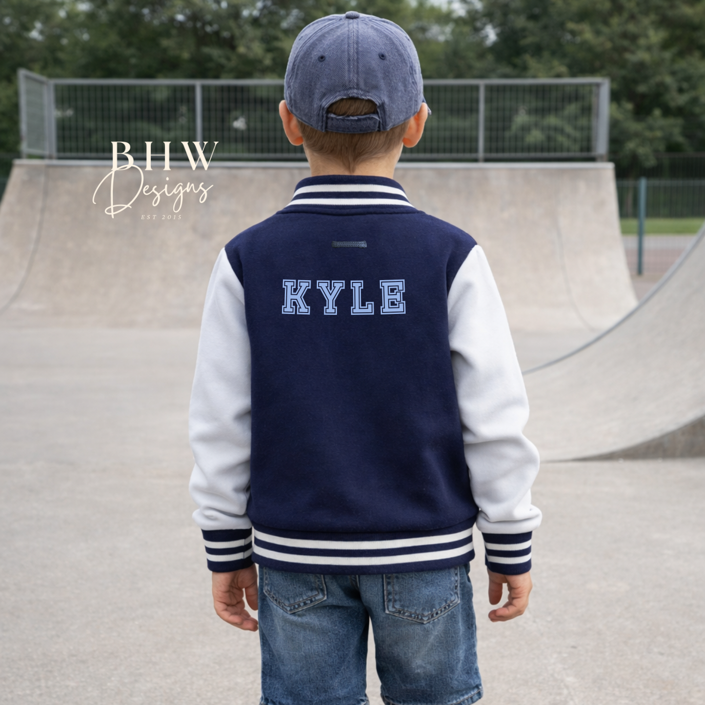 Varsity Jacket - Oxford Navy