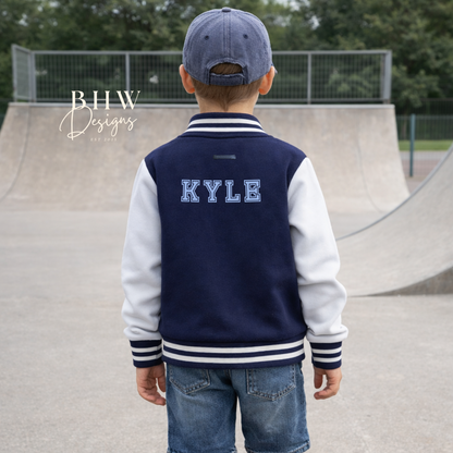 Varsity Jacket - Oxford Navy