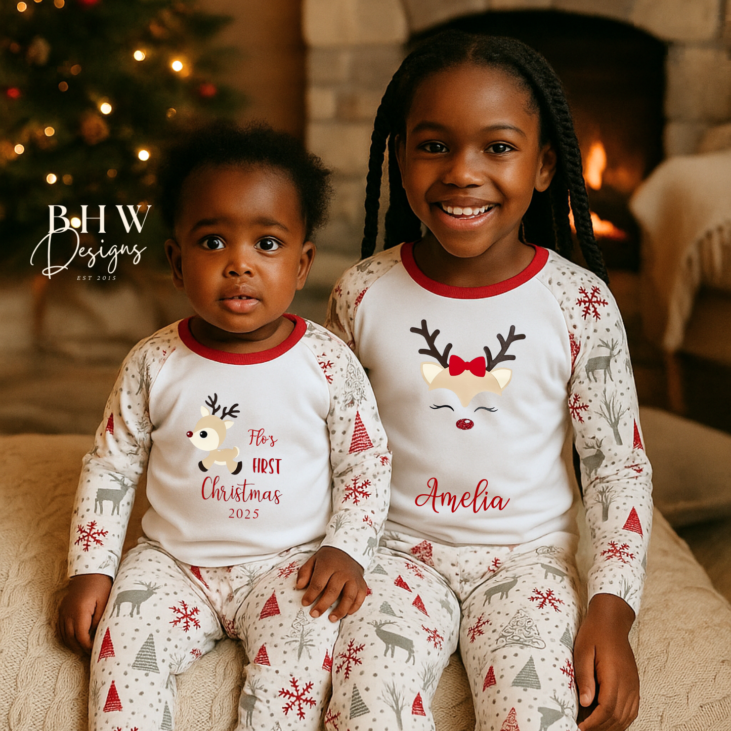 Personalised First Christmas Pyjamas