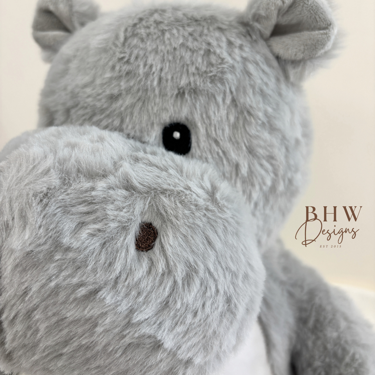 Personalised Hippo Soft Toy