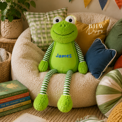 Personalised Frog Soft Toy