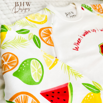 Birthday Children's Fruit Pyjamas