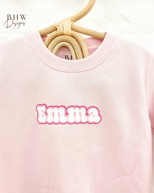 Personalised Sweatshirt - Pink