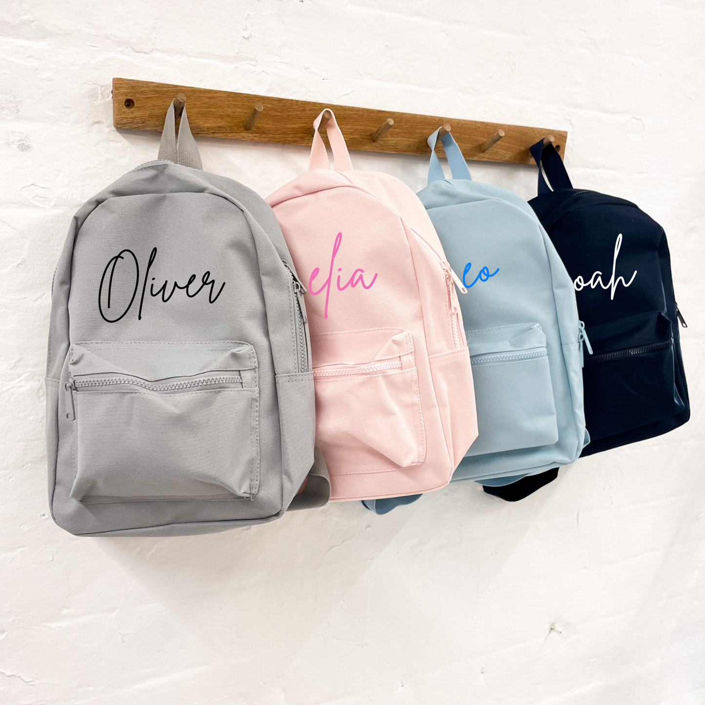 Personalised Kid's Mini Backpack - Cream