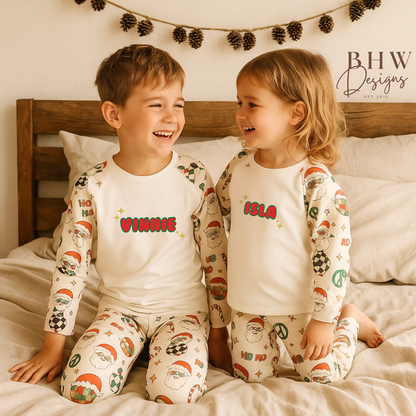 Personalised Funky Christmas Pyjamas