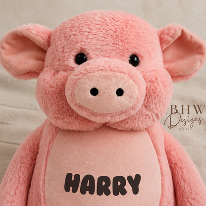 Personalised Pig Soft Toy