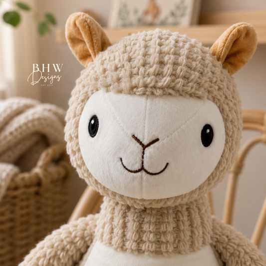 Personalised Alpaca Soft Toy