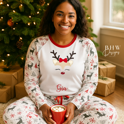 Women's Reindeer Pyjamas