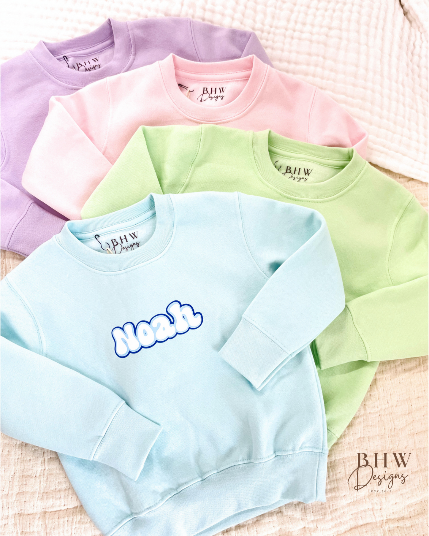 Personalised Sweatshirt - Lilac