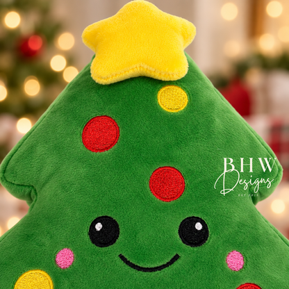 Personalised Christmas Tree Squishy Soft Toy