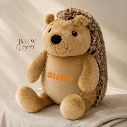 Personalised Hedgehog Soft Toy