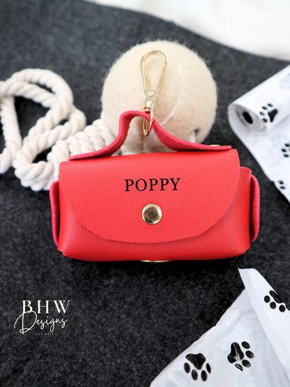 Personalised Dog Poop Bag Holder