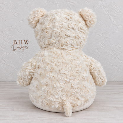 Personalise Cream Teddy Soft Toy