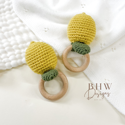 Crochet Lemon Rattle