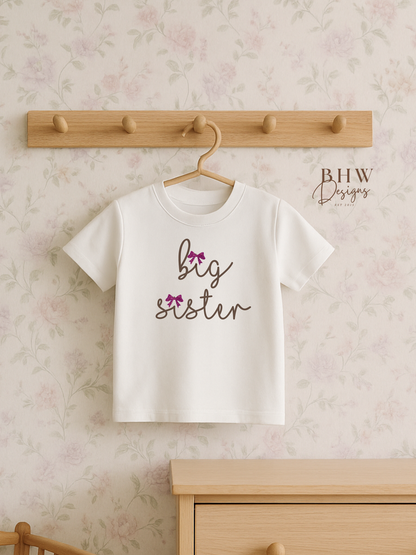 Big Sister Bow T-Shirt