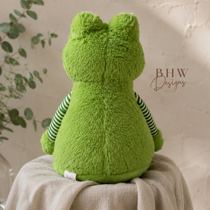 Personalised Frog Soft Toy
