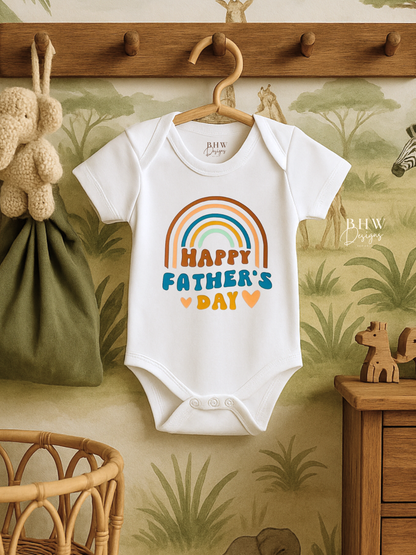 Happy Father's Day Baby Vest