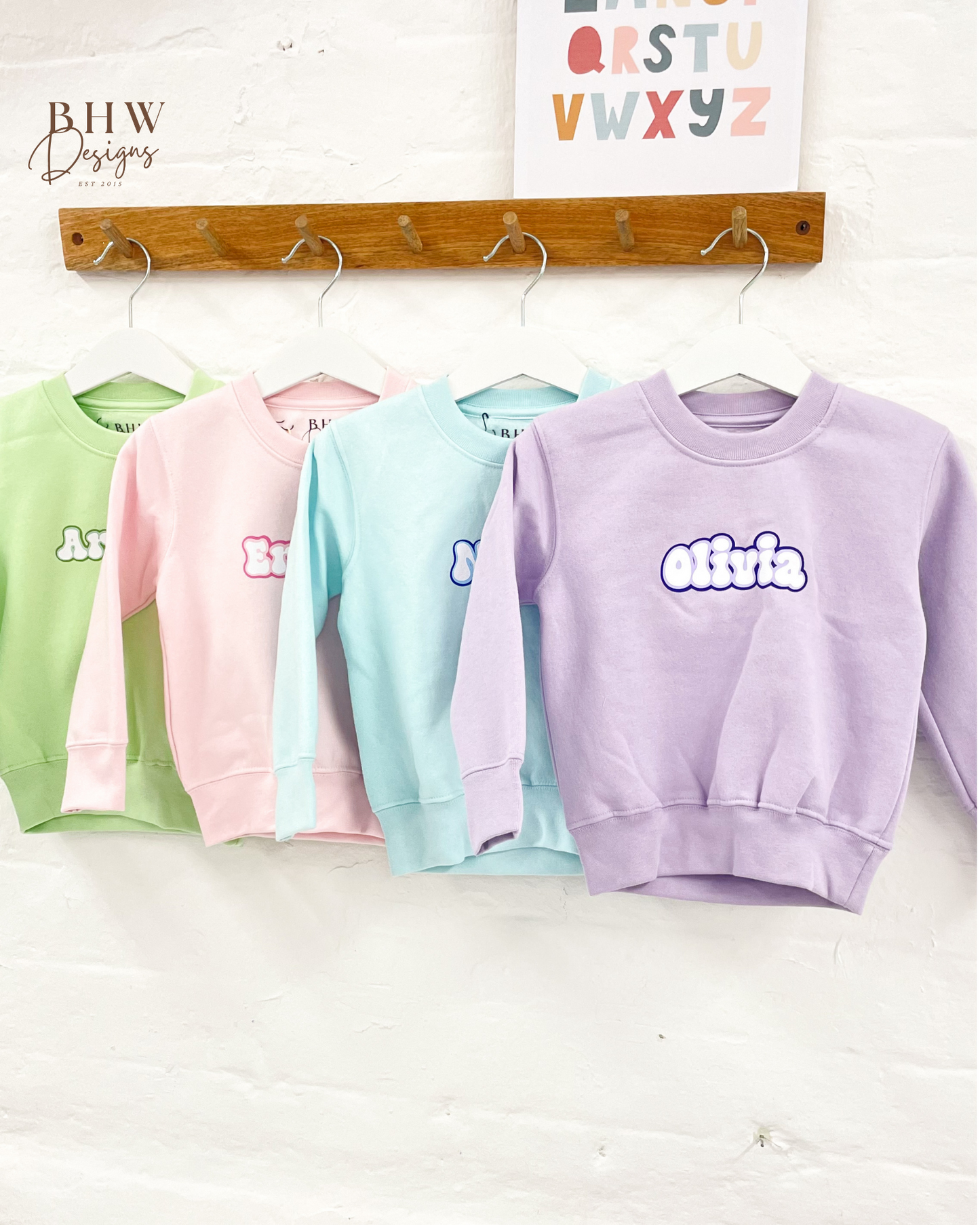 Personalised Sweatshirt - Lilac