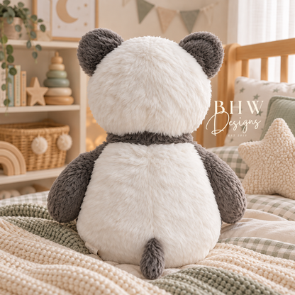 Personalised Panda Soft Toy