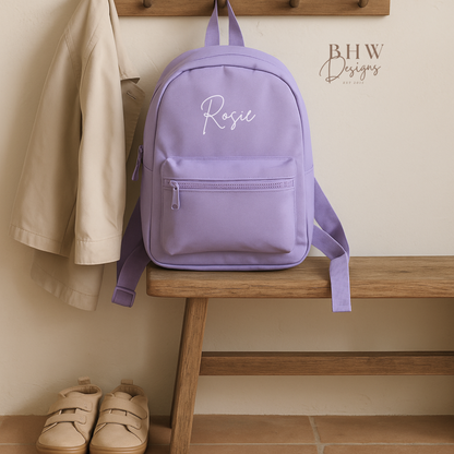 Personalised Kid's Mini Backpack - Lavender