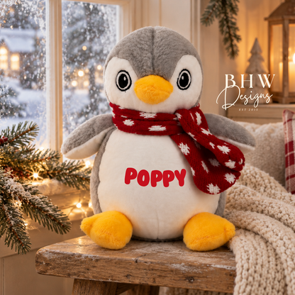 Personalised Mini Penguin Soft Toy
