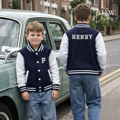 Varsity Jacket - Oxford Navy