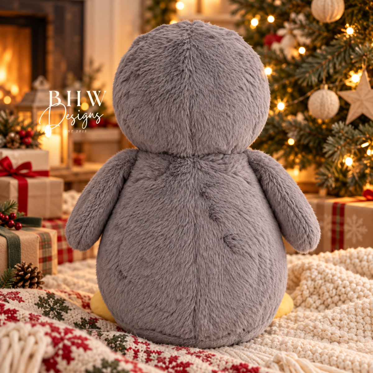 Personalised Penguin Soft Toy