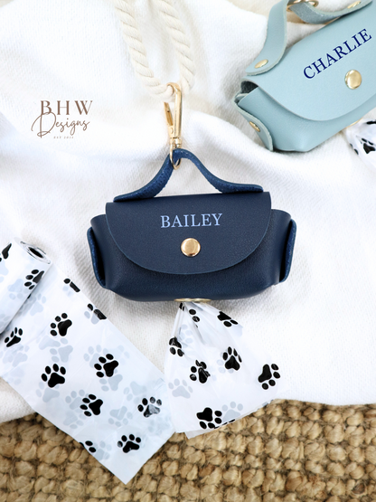 Personalised Dog Poop Bag Holder