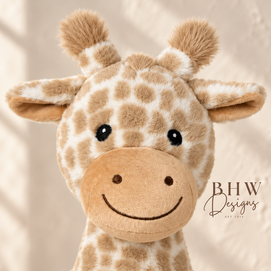 Personalised Giraffe Soft Toy