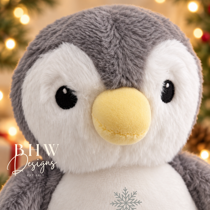 Personalised Penguin Soft Toy