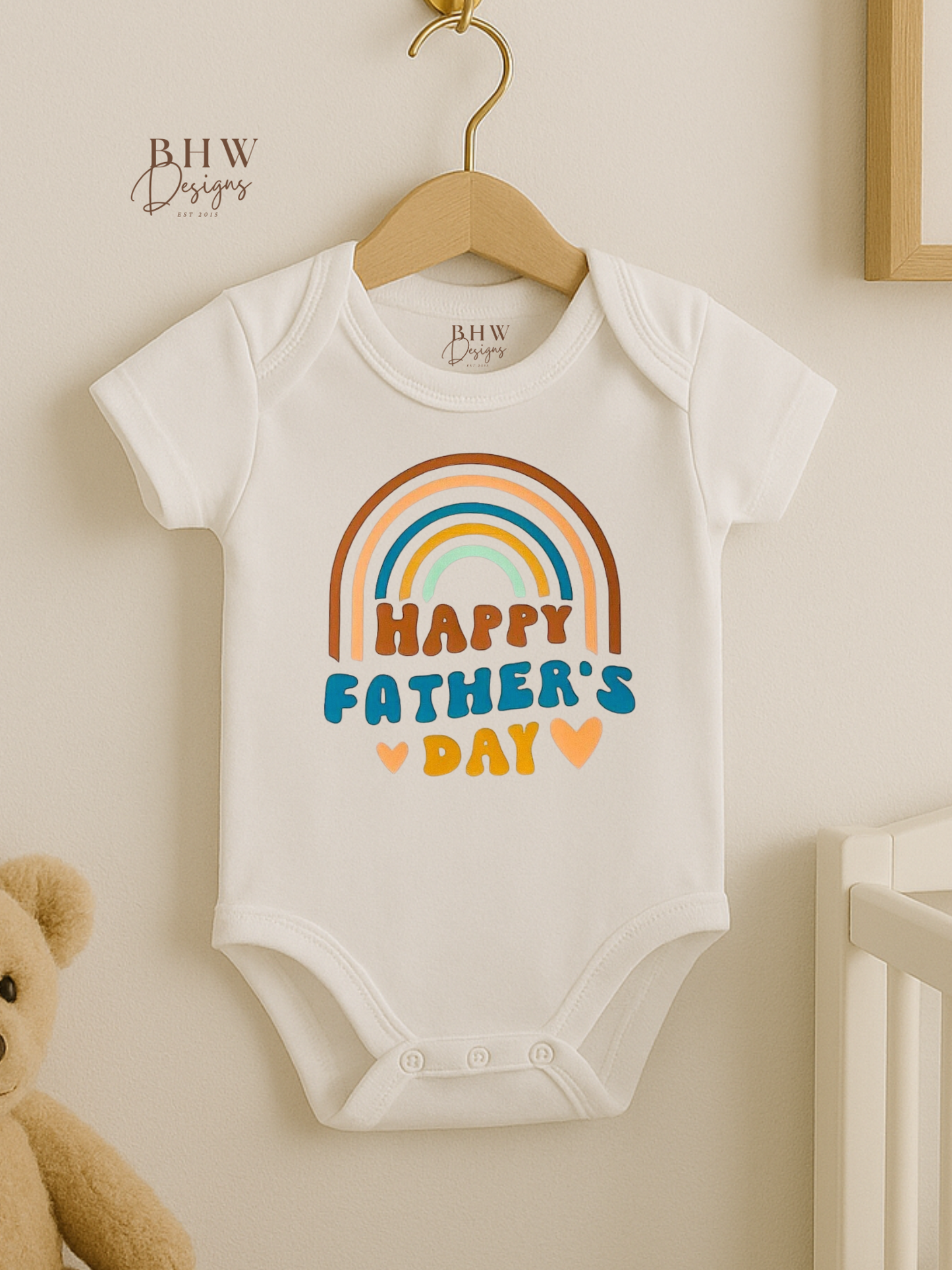 Happy Father's Day Baby Vest
