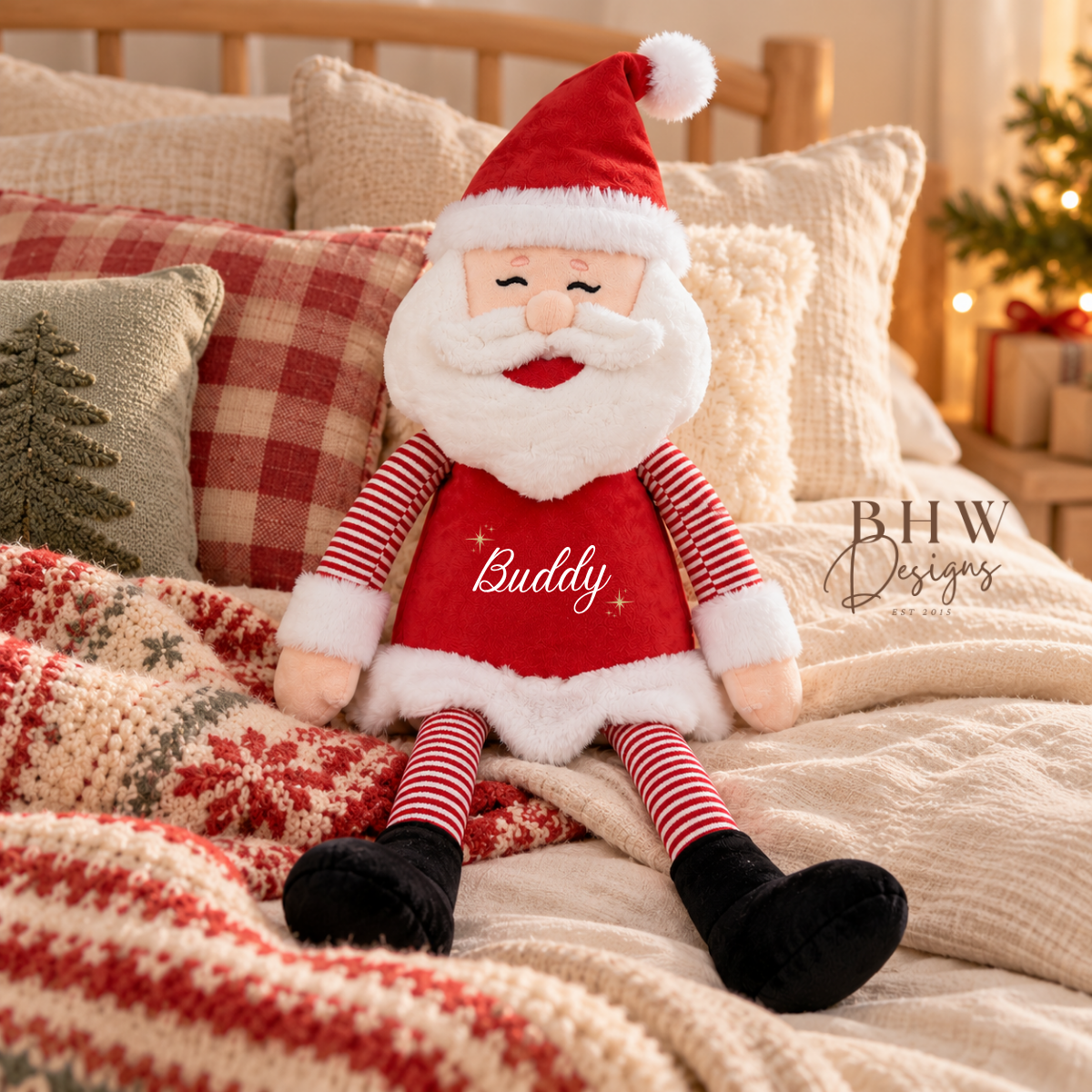 Personalised Santa Soft Toy
