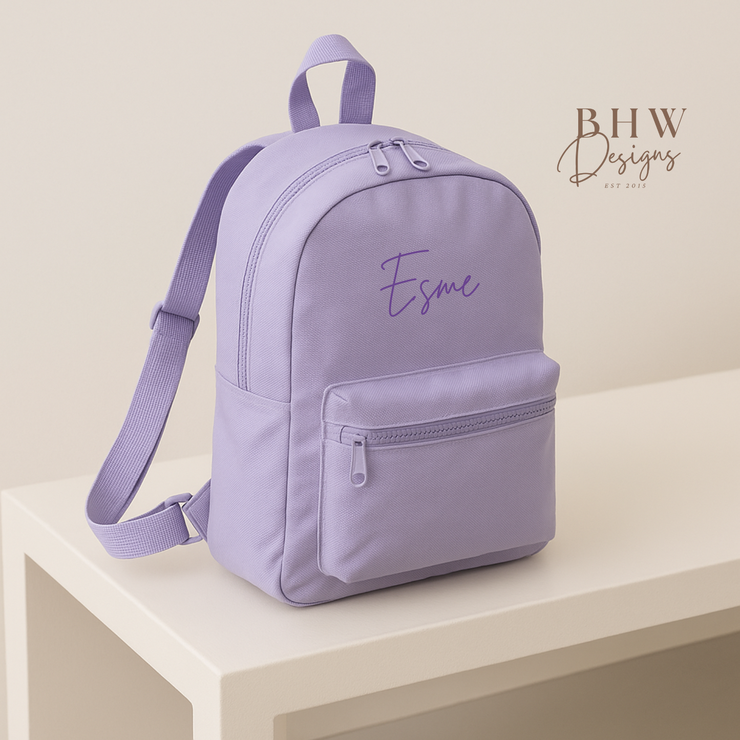 Personalised Kid's Mini Backpack - Lavender