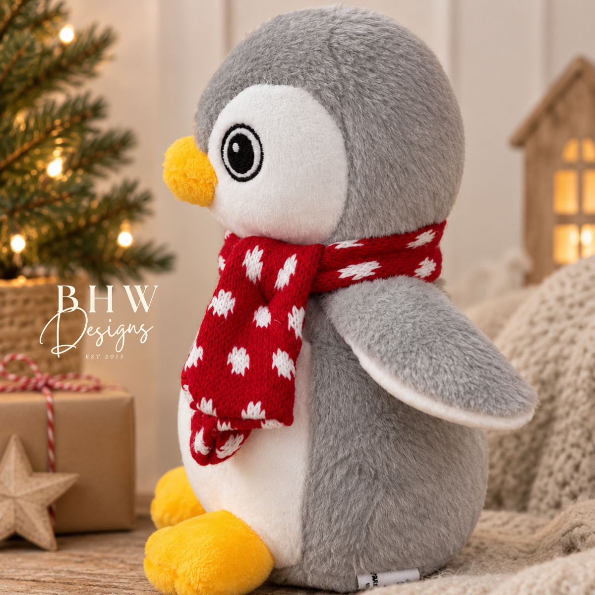 Personalised Mini Penguin Soft Toy