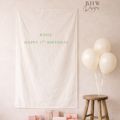 Personalised Birthday Banner