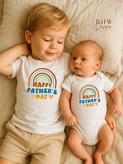 Happy Father's Day Baby Vest